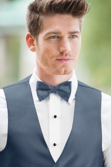 Expressions Slate Blue Bow Tie