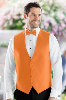 Herringbone Tangerine Vest